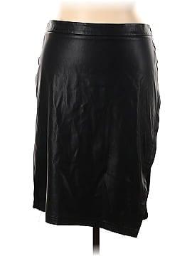 Universal Standard Faux Leather Skirt (view 1)