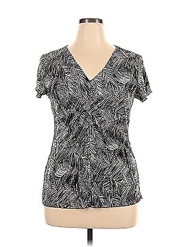 Brittany Black Short Sleeve Blouse (view 1)