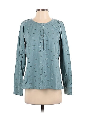 Kate Quinn Organics Long Sleeve Henley (view 1)