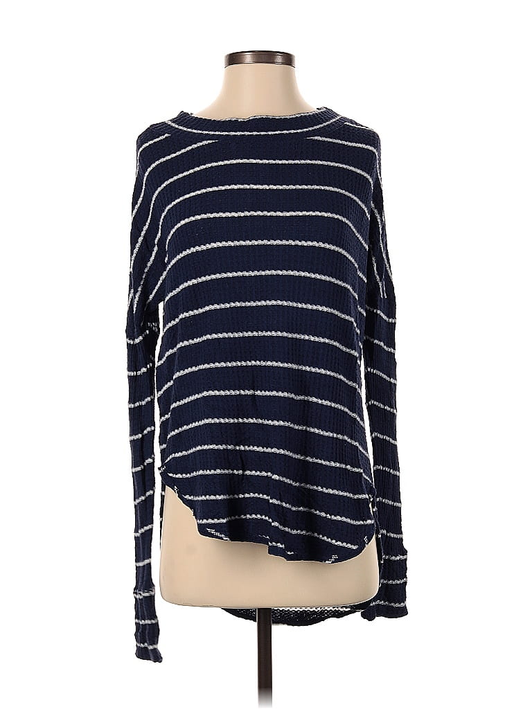 Pre-owned Caslon Long Sleeve T-shirt In Blue