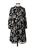 Allison 100% Polyester Floral Motif Damask Paisley Baroque Print Black Casual Dress Size XS - photo 1