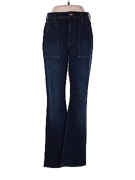 Madewell High-Rise Bootcut Jeans in Hezelton Wash: Carpenter Edition (view 1)