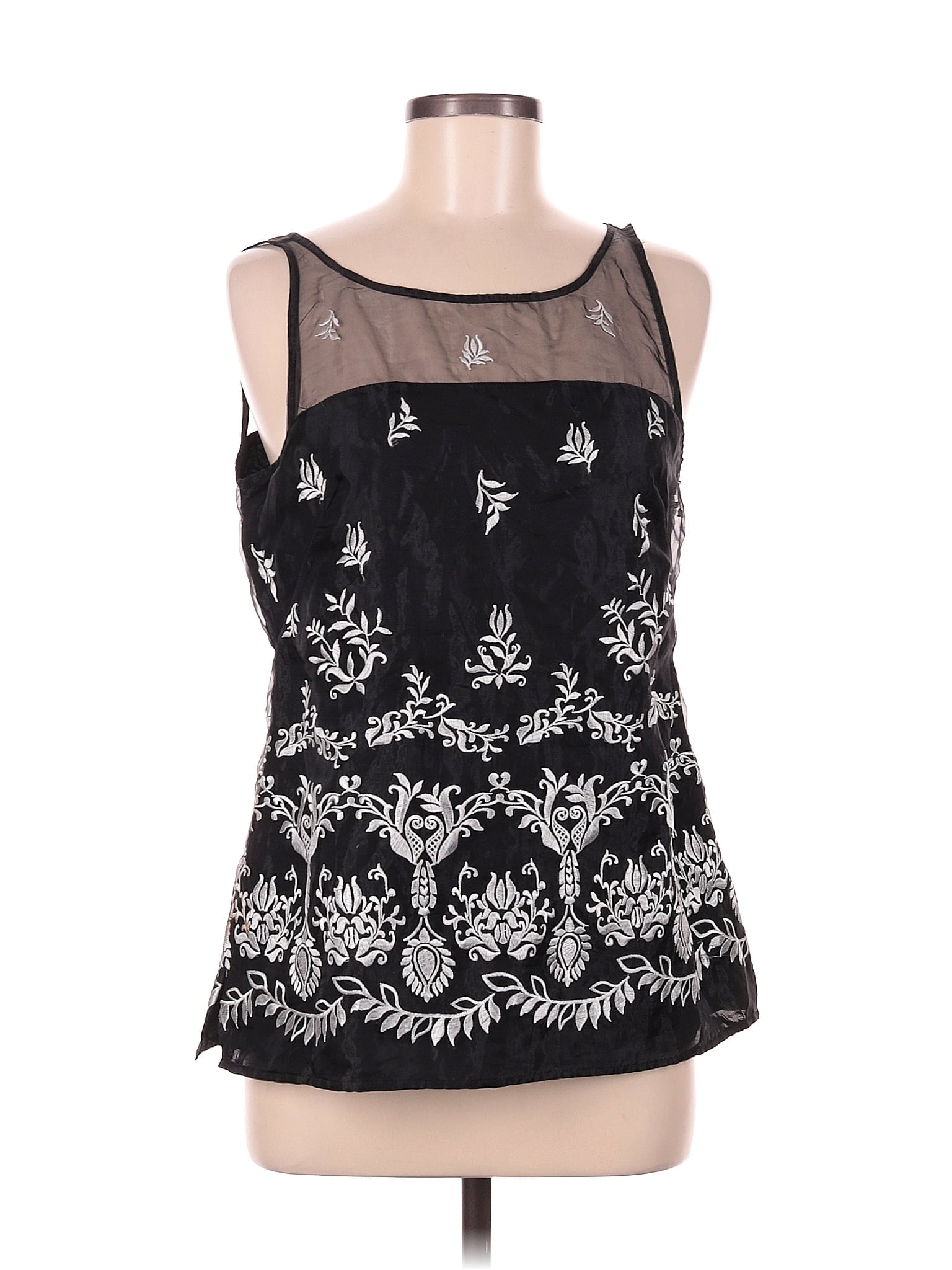 Tidy Black Sleeveless Blouse main image 1