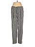 Roland Mouret Houndstooth Marled Tweed Chevron-herringbone Gray Wool Pants Size 2 - photo 1