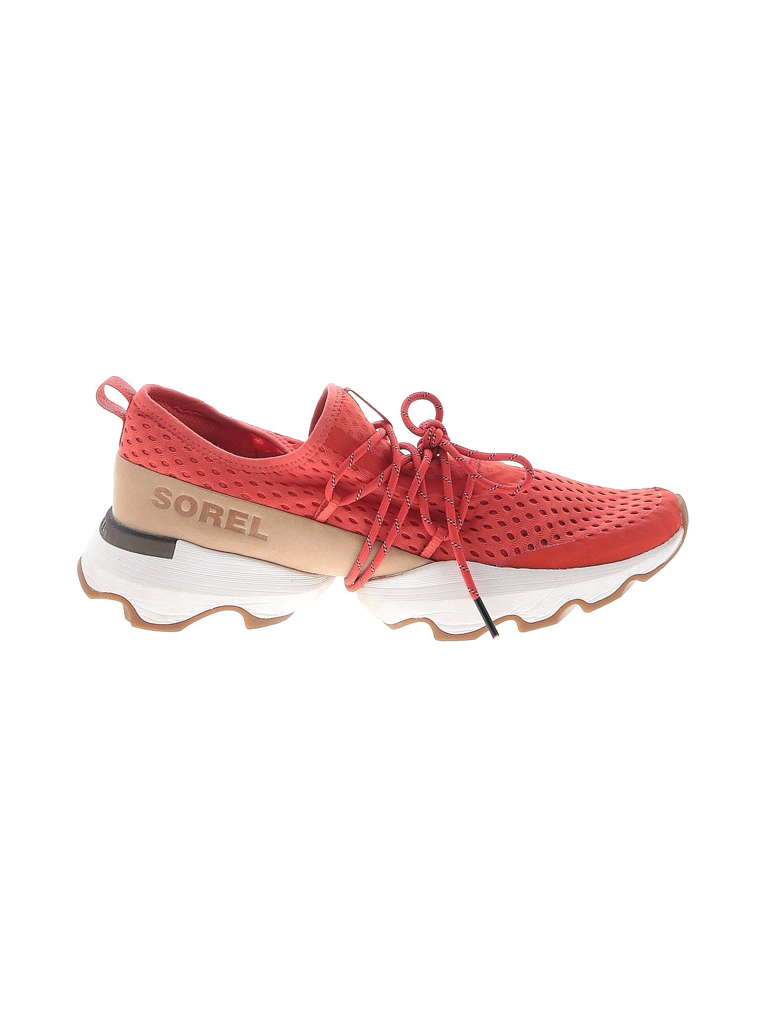 sorel red sneakers
