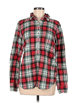 J.Crew Factory Store Long Sleeve Button-Down Shirt (view 1)