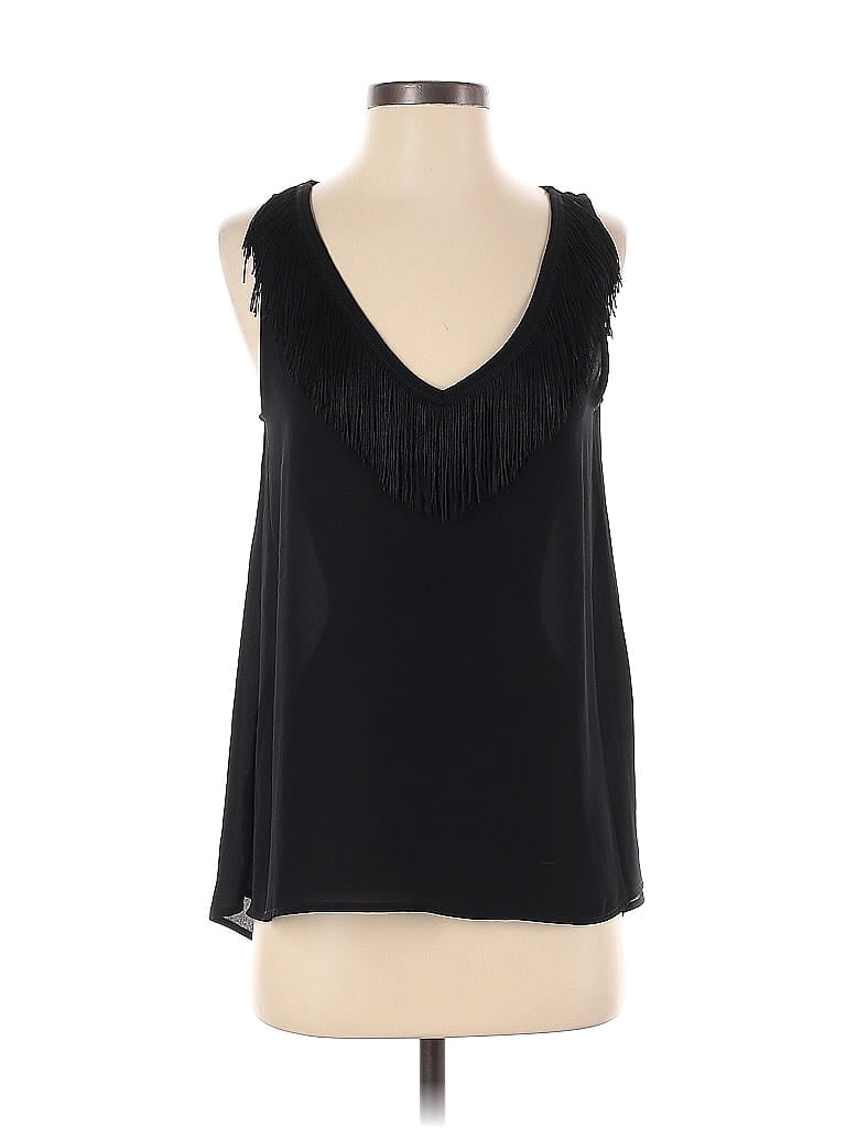 Pre-owned Express Sleeveless Blouse In Black
