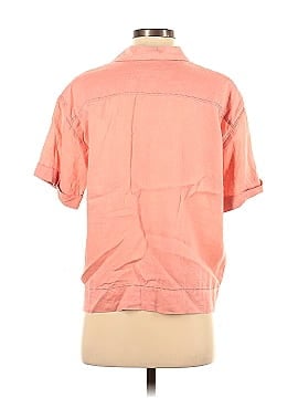Comptoir des Cotonniers Short Sleeve Button-Down Shirt (view 2)