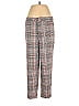 Anthropologie Houndstooth Argyle Checkered-gingham Grid Plaid Tweed Gray Dress Pants Size 4 - photo 1