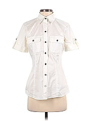 New York & Company Short Sleeve Button Down Shirt