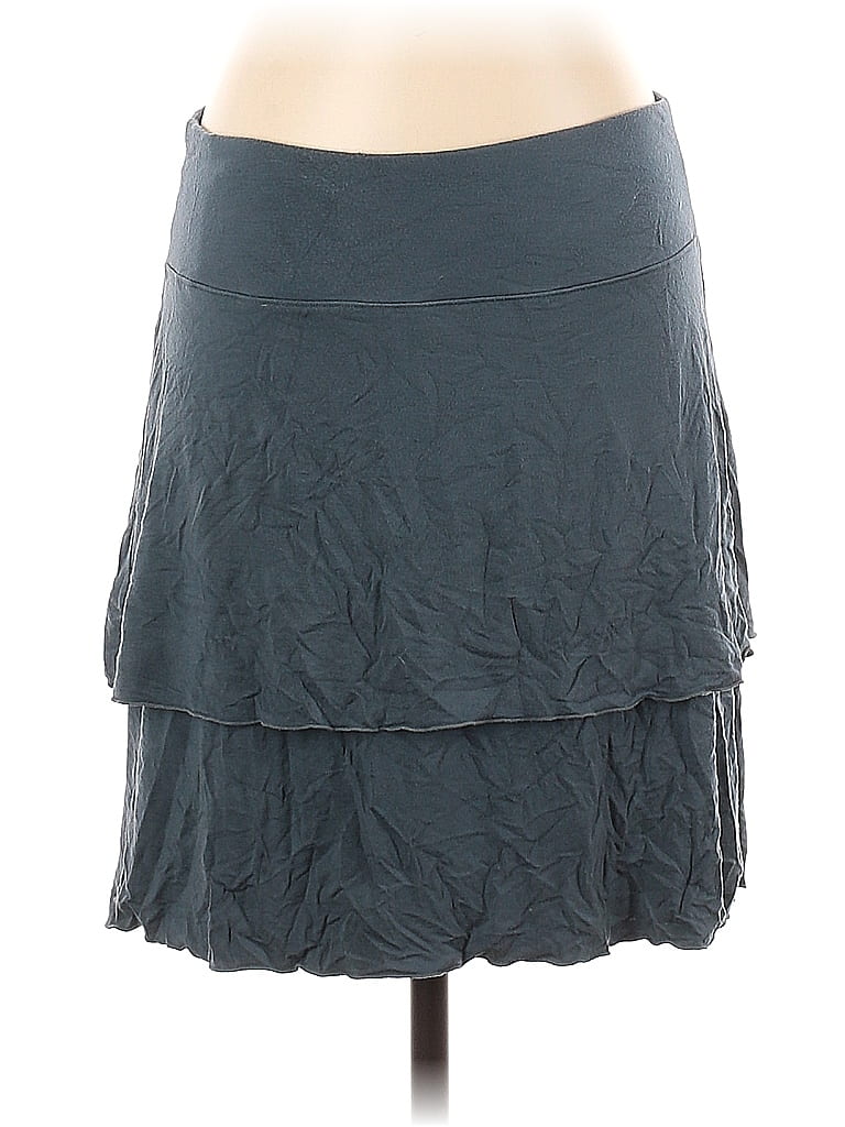 Athleta Solid Gray Casual Skirt Size S - photo 1