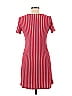 Zara Stripes Red Casual Dress Size M - photo 2