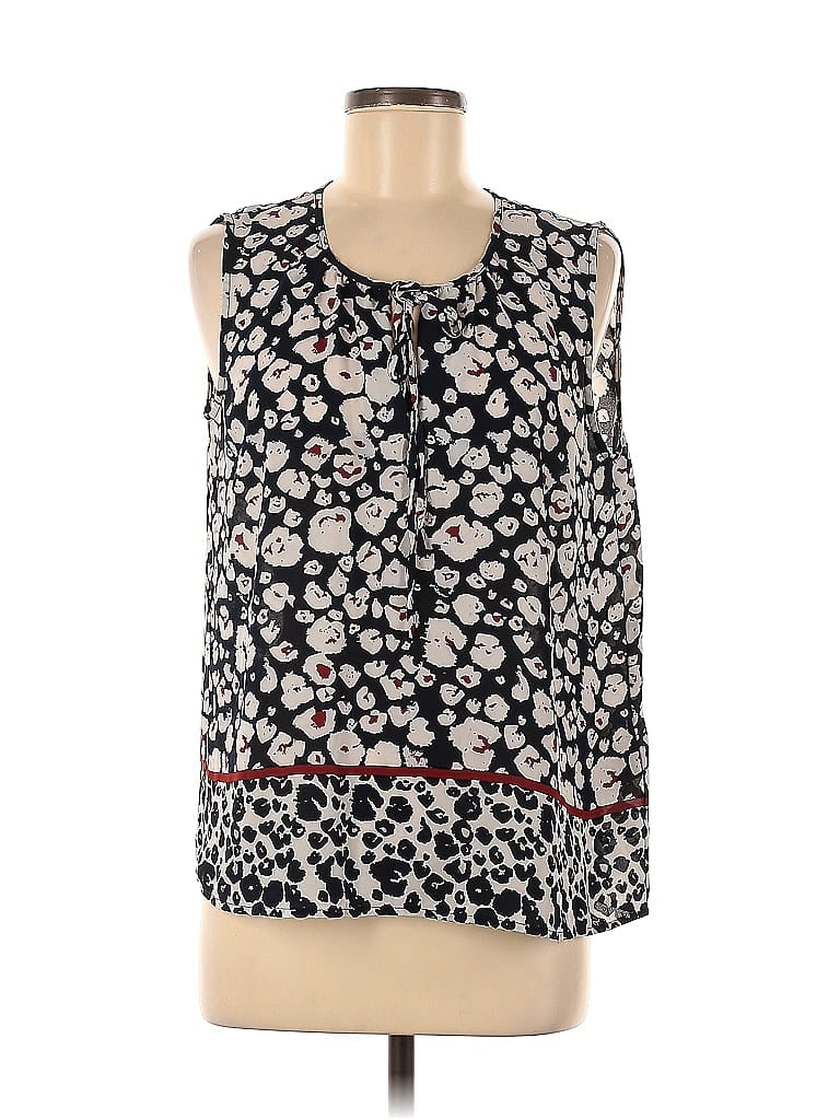 Pre-owned Dkny Sleeveless Blouse In Black