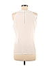Eva Mendes by New York & Company 100% Polyester Ivory Sleeveless Blouse Size M - photo 2