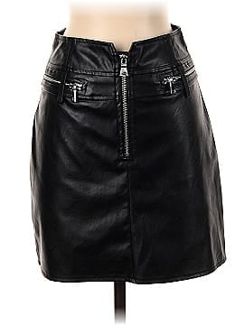Tiger Mist Faux Leather Skirt (view 1)