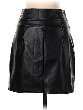 Tiger Mist Faux Leather Skirt (view 2)