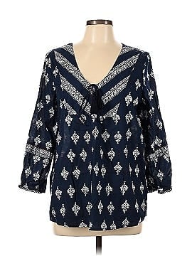 Tribal 3/4 Sleeve Blouse (view 1)