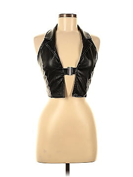Finesse Faux Leather Top (view 1)