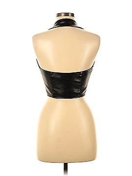 Finesse Faux Leather Top (view 2)