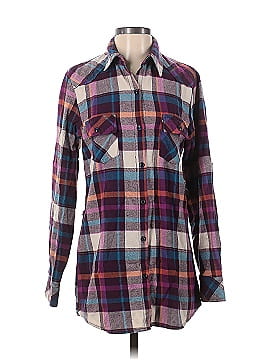 Matchstick Long Sleeve Button-Down Shirt (view 1)