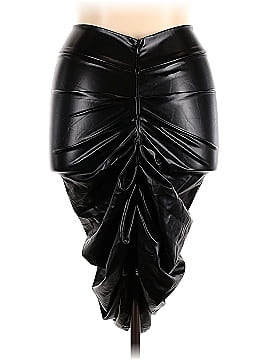 JLUXLABEL Faux Leather Skirt (view 2)