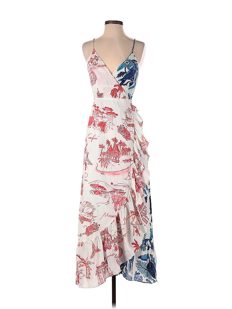 FARM Rio 100% Cotton Floral Motif Ivory Cocktail Dress Size S - 48% off ...