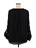 Simply Vera Vera Wang 100% Polyester Black Long Sleeve Blouse Size XL - photo 2