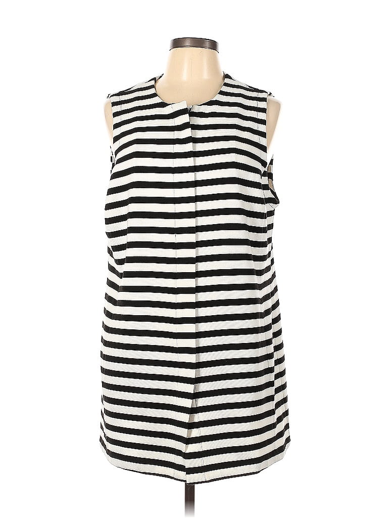 Chico's Stripes Black Casual Dress Size Lg (2) - photo 1