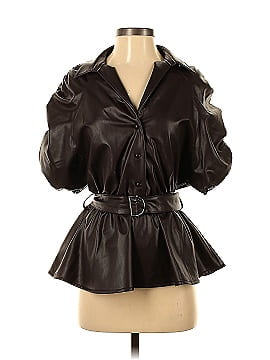 Scoop Faux Leather Jacket (view 1)