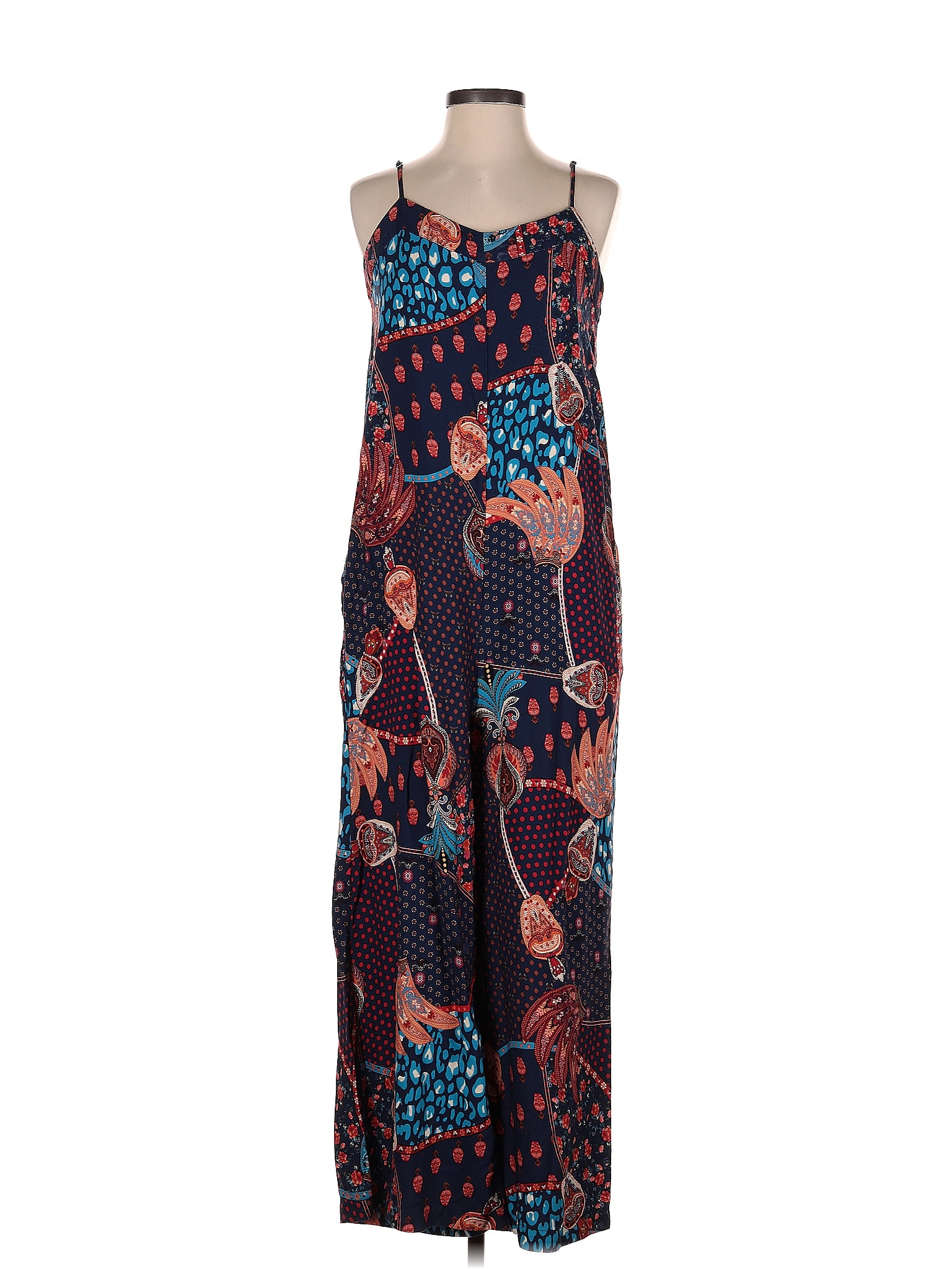 FARM Rio for Anthropologie Batik Blue Jumpsuit Size S - 67% off | ThredUp