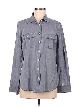 J.Crew Factory Store Long Sleeve Button-Down Shirt (view 1)