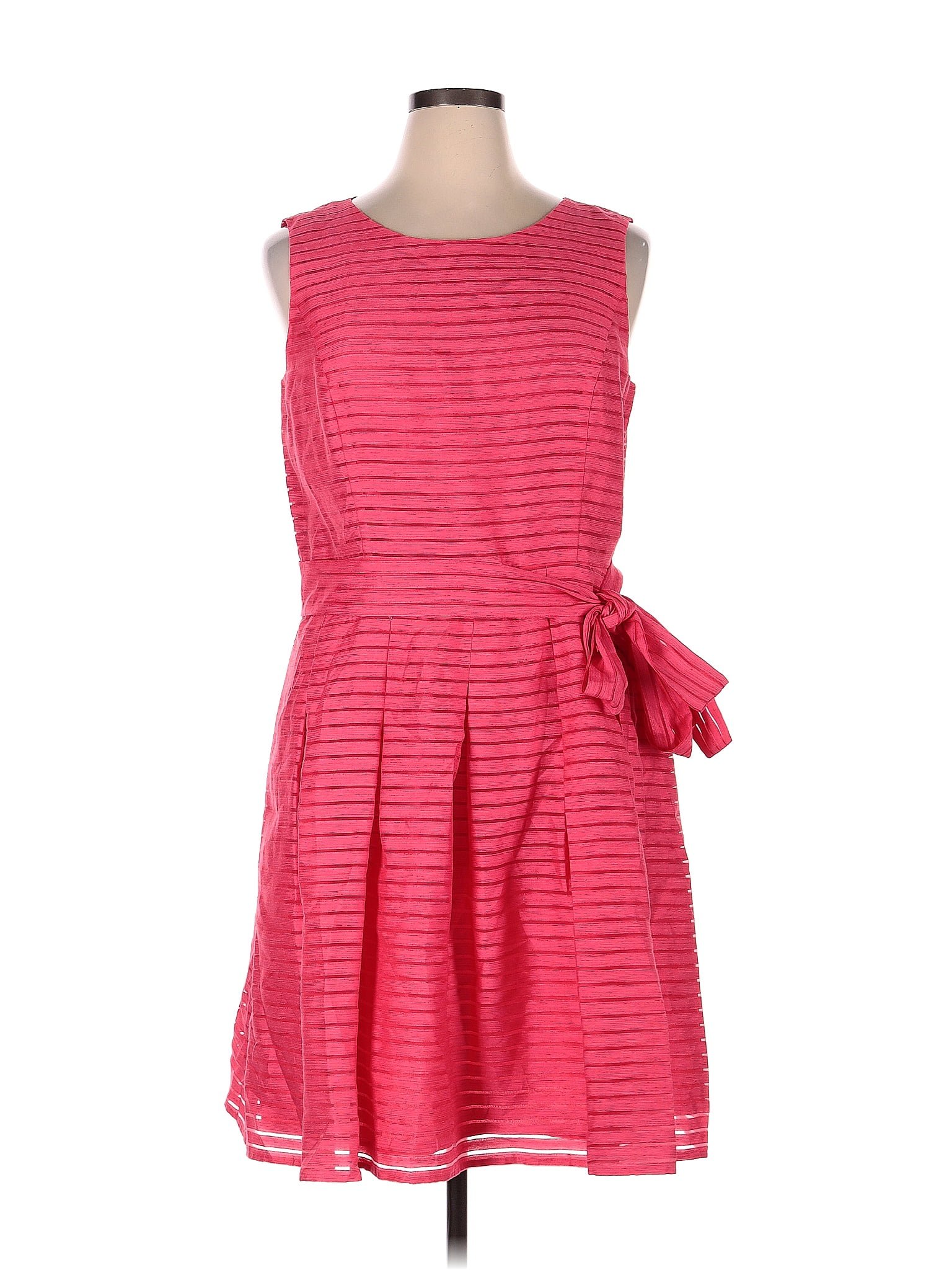 Tommy Hilfiger Stripes Pink Casual Dress Size 16 - 78% off | ThredUp