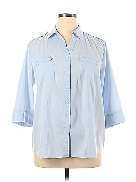 Preswick & Moore 3/4 Sleeve Button-Down Shirt (view 1)