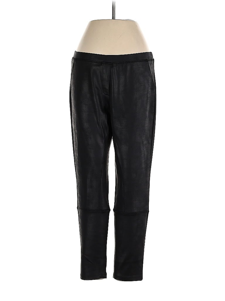 Soft Surroundings Black Faux Leather Pants Size S (Petite) - photo 1