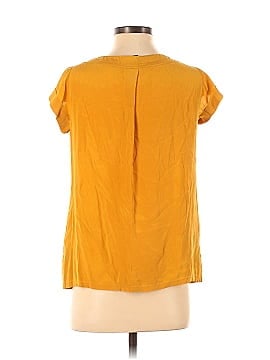 Donna Karan New York Short Sleeve Silk Top (view 2)