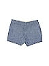 J.Crew Factory Store 100% Cotton Marled Solid Tweed Chevron-herringbone Blue Khaki Shorts Size 10 - photo 1