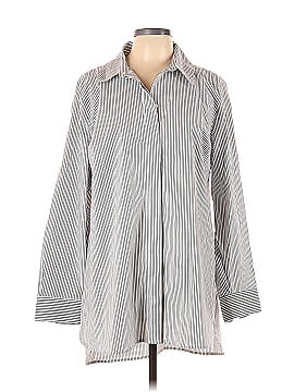 Lane Bryant Outlet Long Sleeve Button-Down Shirt (view 1)
