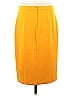 Ann Taylor Solid Yellow Casual Skirt Size 8 - photo 2