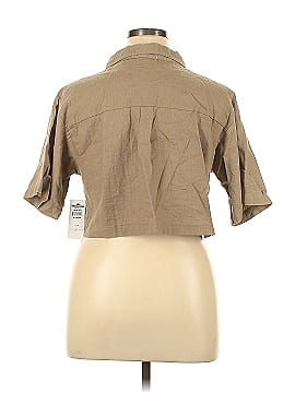 Kendall & Kylie 3/4 Sleeve Button-Down Shirt (view 2)
