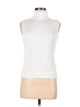 Cable & Gauge Sleeveless Turtleneck (view 1)