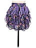 Vanity 100% Polyester Paisley Purple Casual Skirt Size L - photo 1