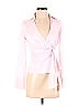 Express Design Studio Pink Long Sleeve Blouse Size S - photo 1