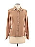 Christie & Jill 100% Polyester Tan Long Sleeve Blouse Size 8 (petite) - photo 1