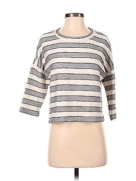Ann Taylor LOFT Petite Tweed Stripe Sweatshirt (view 1)