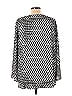 Chico's 100% Polyester Black 3/4 Sleeve Blouse Size Lg (2) - photo 2