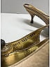 Dolce & Gabbana Ivory Vintage Leather Slingback Heels Size 39.5 (EU) - photo 8