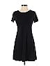 Uniqlo Solid Black Casual Dress Size XS - photo 1