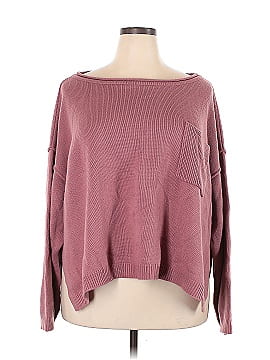 Pink Lily Pullover Sweater (view 1)