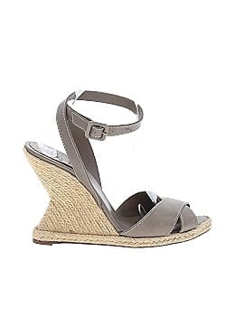 Christian Louboutin Leather Espadrille Wedges (view 1)