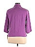 Notations 100% Silk Purple 3/4 Sleeve Silk Top Size XL - photo 2